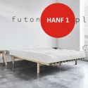 Futon HANF 1 supertwardy, z wełną i konopiami 180x200