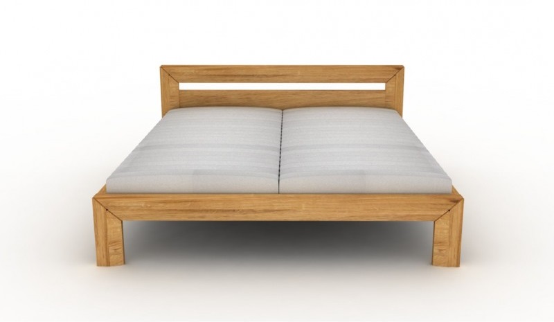 Fot. KOPENHAGA - klasyczne, proste łóżko drewniane dębowe 140x200, może znaleźć swoje miejsce w aranżacjach o różnej stylistyce.